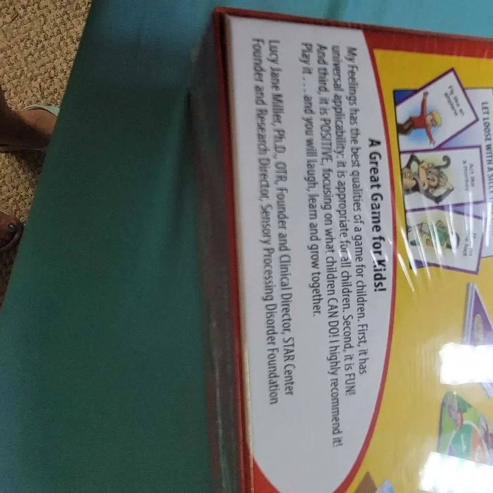 My Feelings Exploring Emotions Through Fun Active Play Board Game Kids Ages 4+